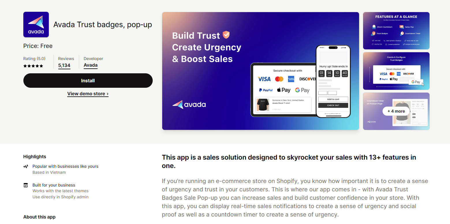 Countdown Timer shopify app